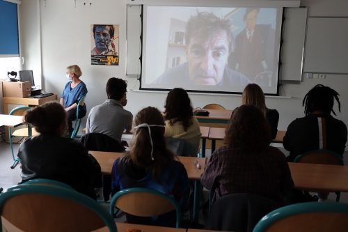 Visioconférence avec Albert Dupontel