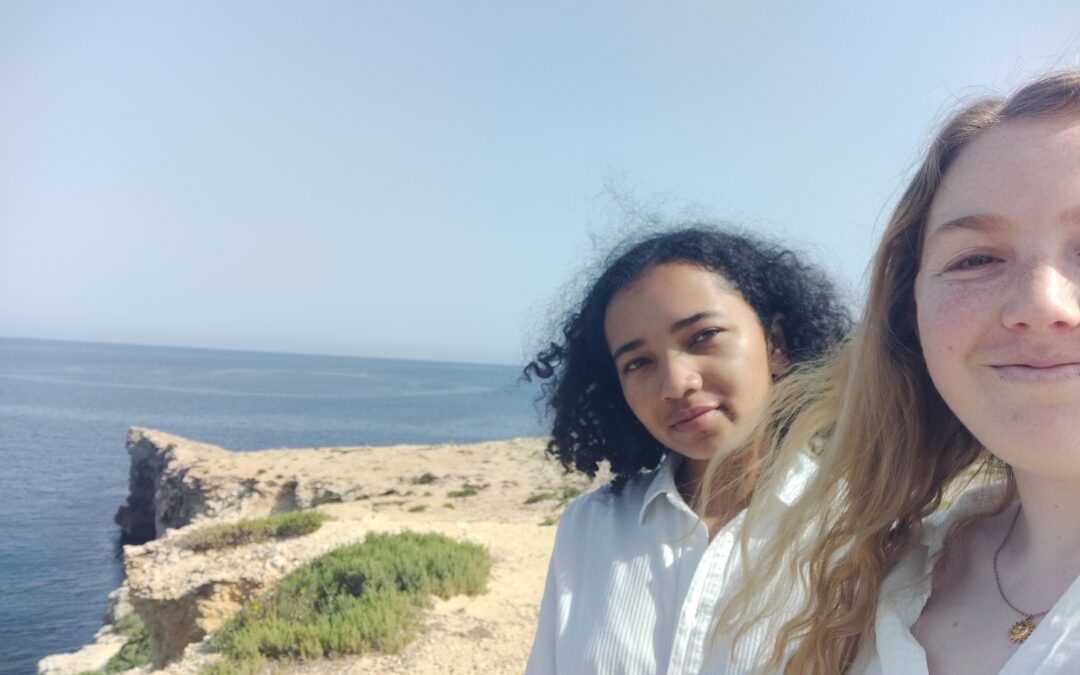 Deux étudiantes (BTS Tourisme) en stage ERASMUS à Malte