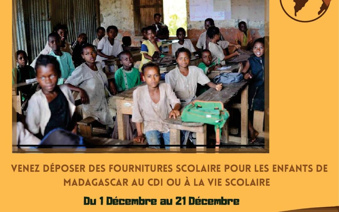 Rentrée solidaire pour les enfants de Madagascar