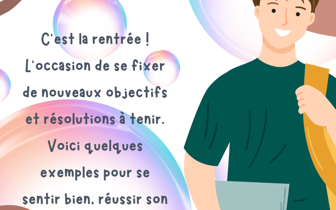 Mes résolutions de rentrée